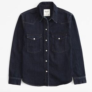 Abercrombie Western Denim Shirt NWT